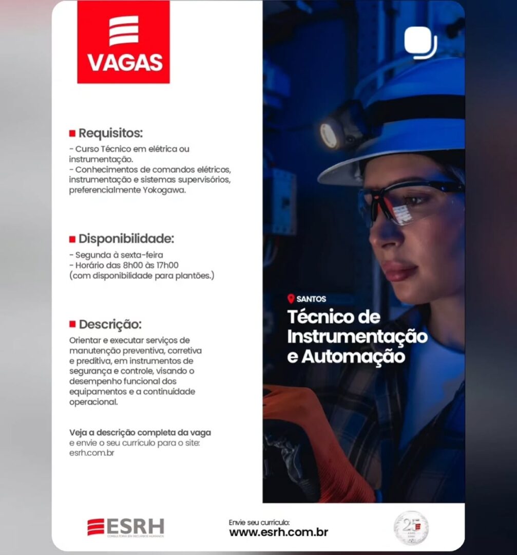 Vagas 13/04/2026 Baixada Santista