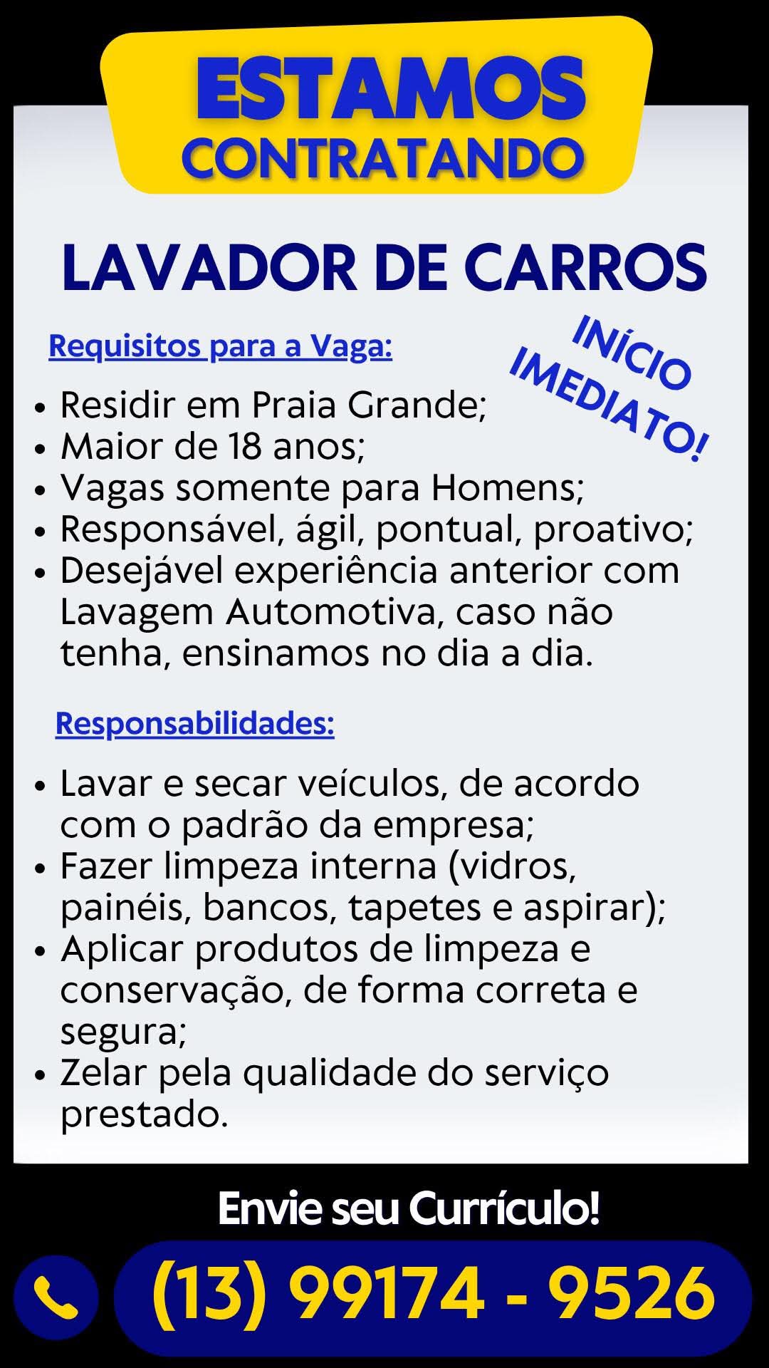 Vagas 14/04/2026 Baixada Santista