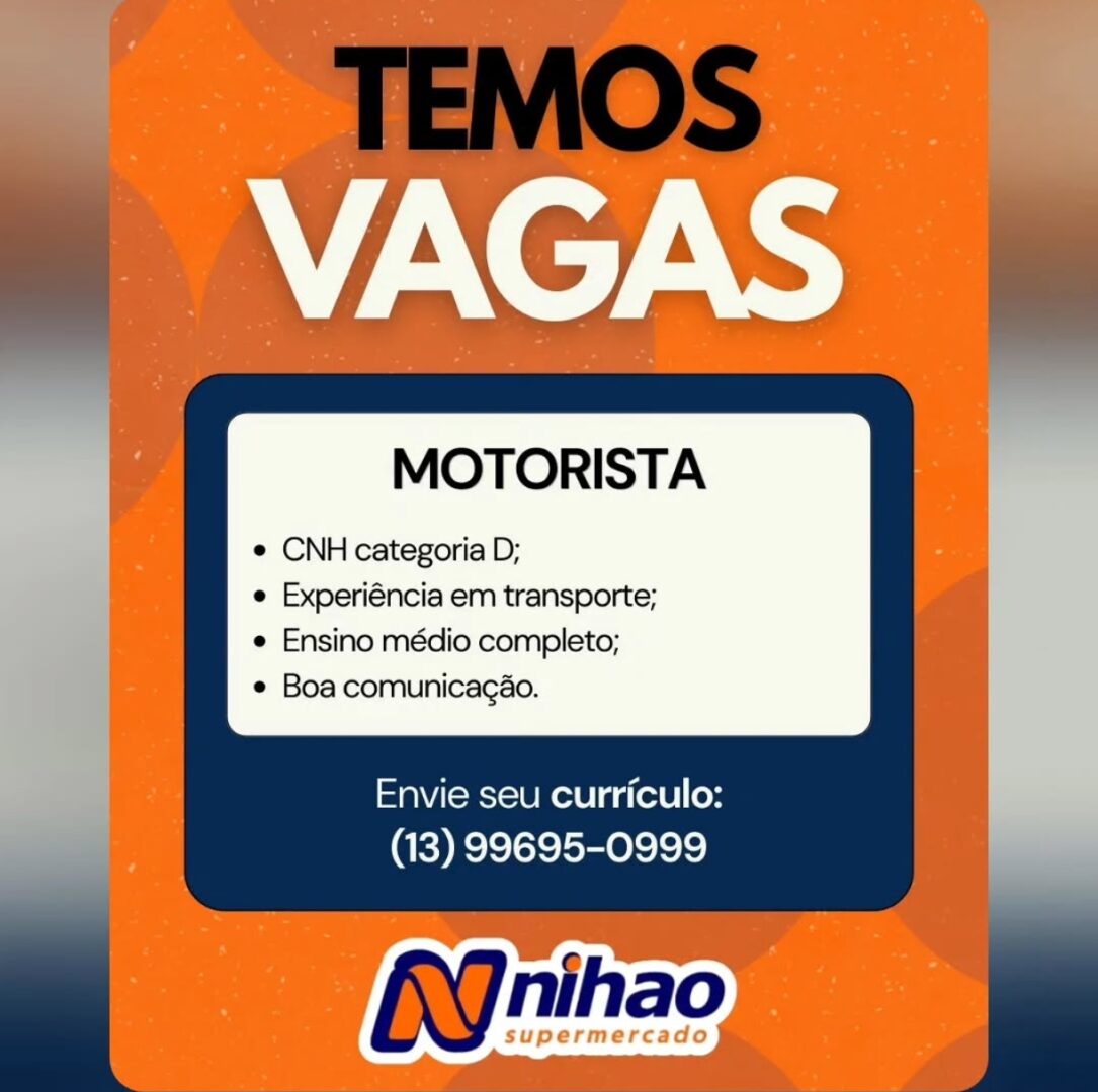 Vagas 14/04/2026 Baixada Santista