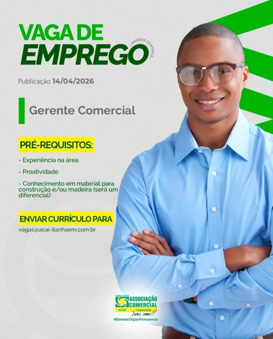 Vagas 14/04/2026 Baixada Santista