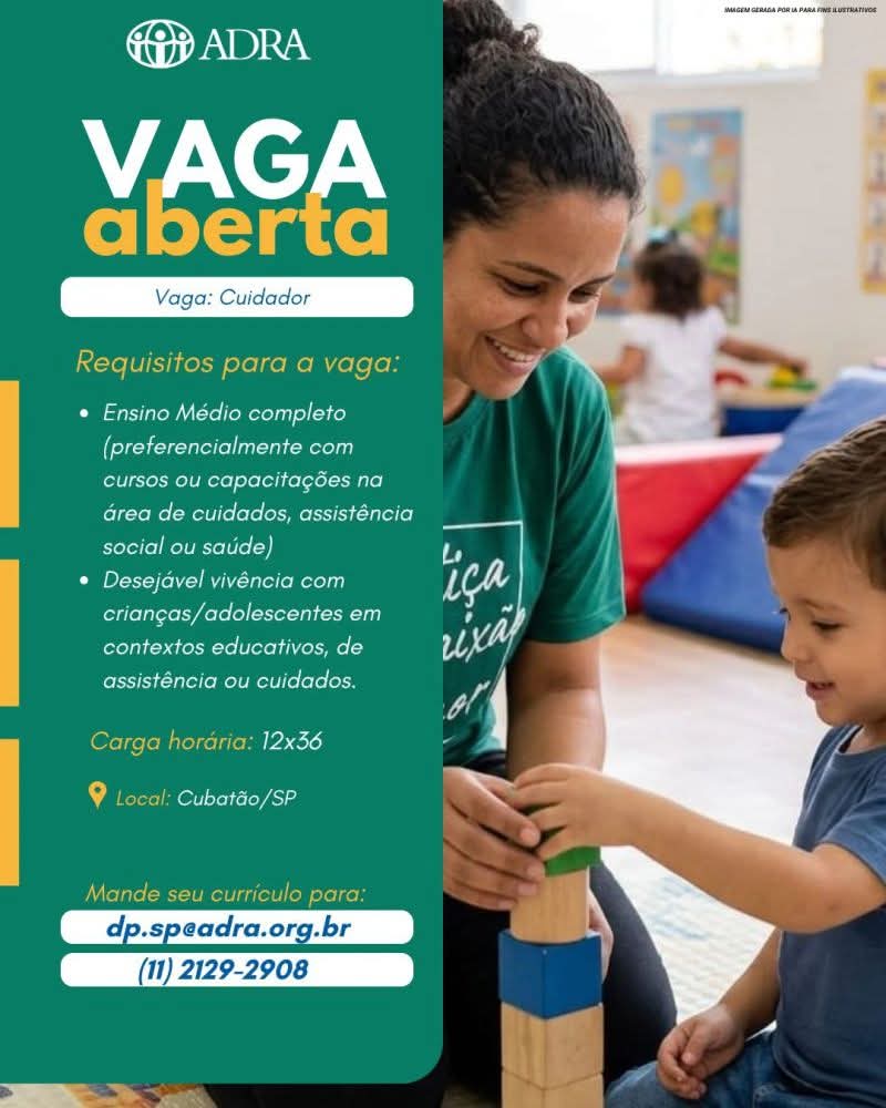 Vagas 15/04/2026 Baixada Santista