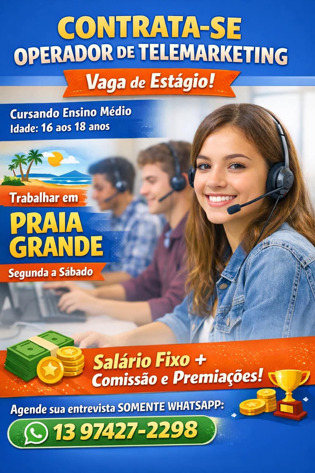 Vagas 15/04/2026 Baixada Santista