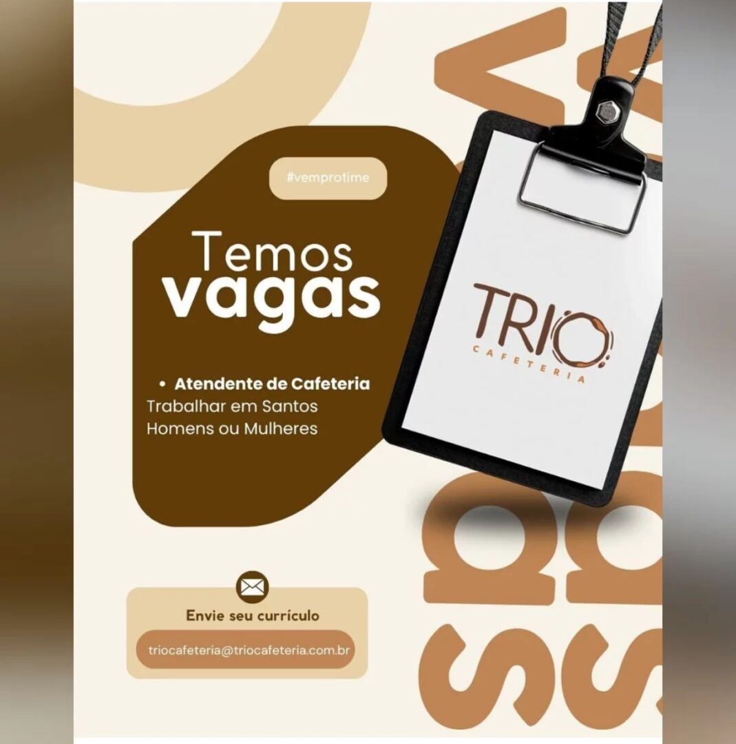 Vagas 15/04/2026 Baixada Santista