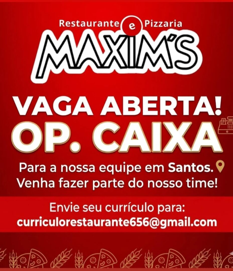 Vagas 15/04/2026 Baixada Santista