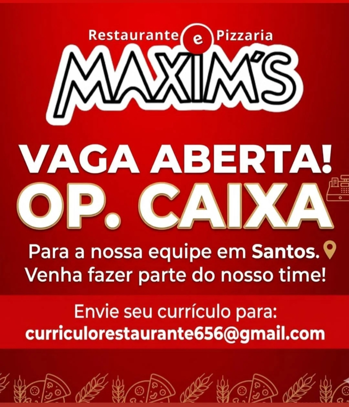 Vagas 15/04/2026 Baixada Santista