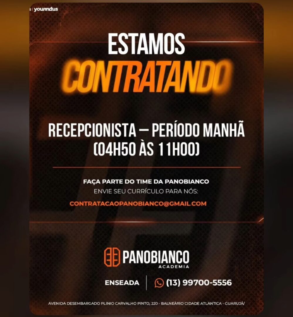 Vagas 15/04/2026 Baixada Santista