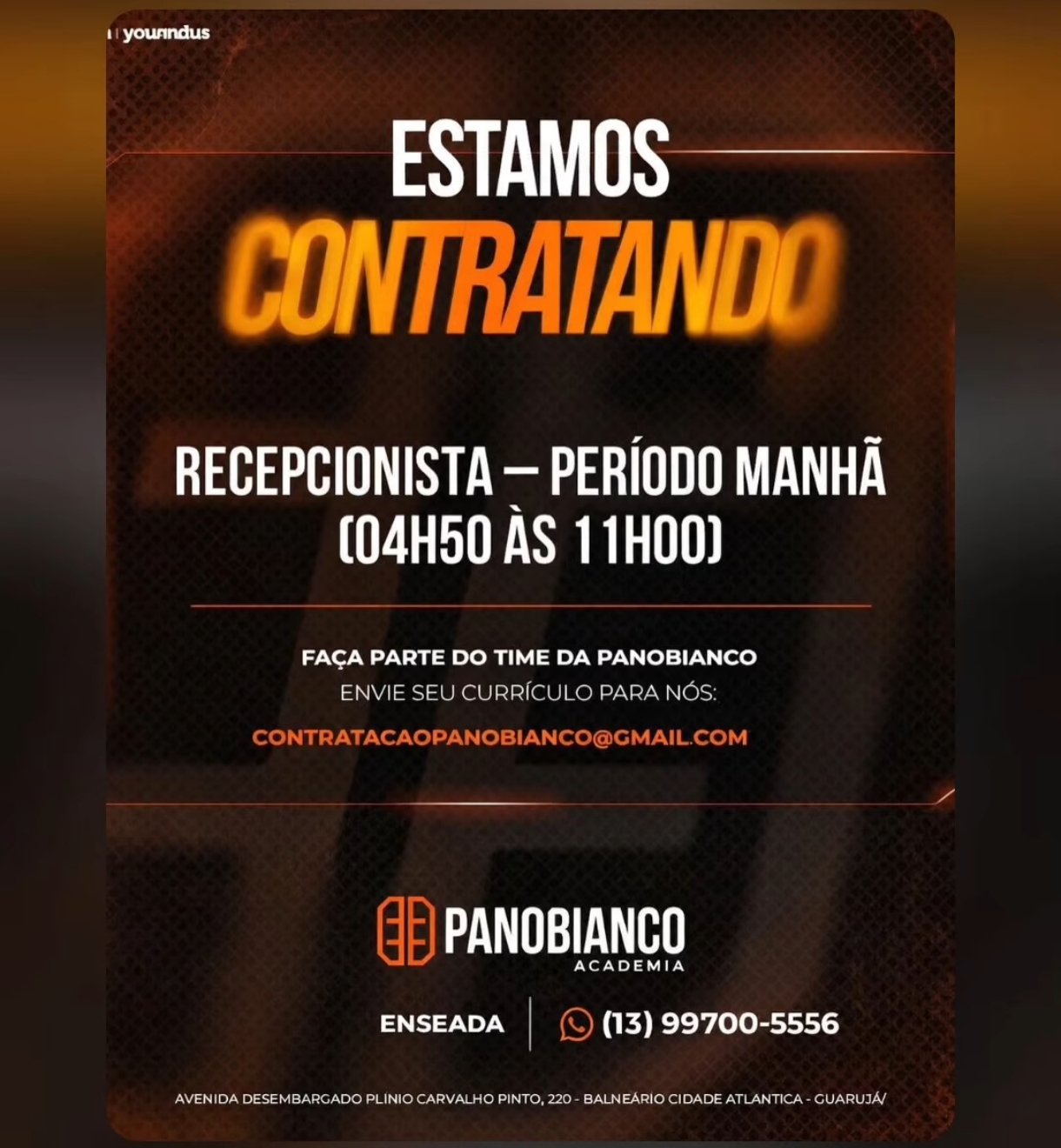 Vagas 15/04/2026 Baixada Santista