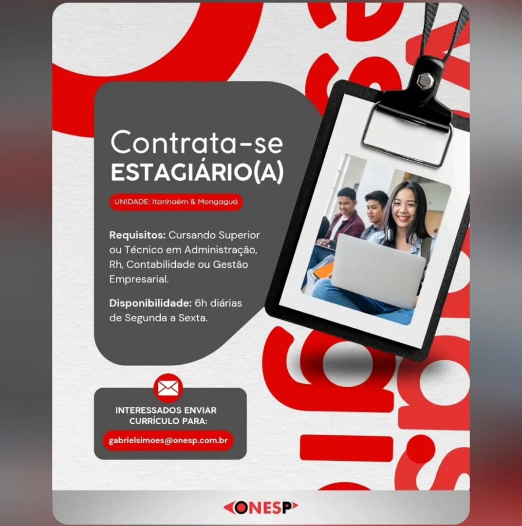 Vagas 16/04/2026 Baixada Santista