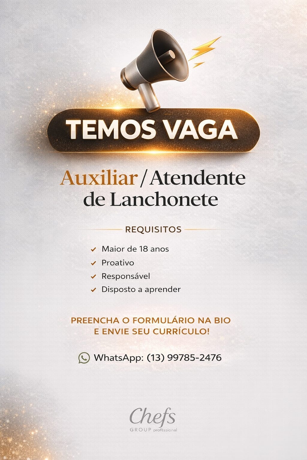 Vagas 17/04/2026 Baixada Santista