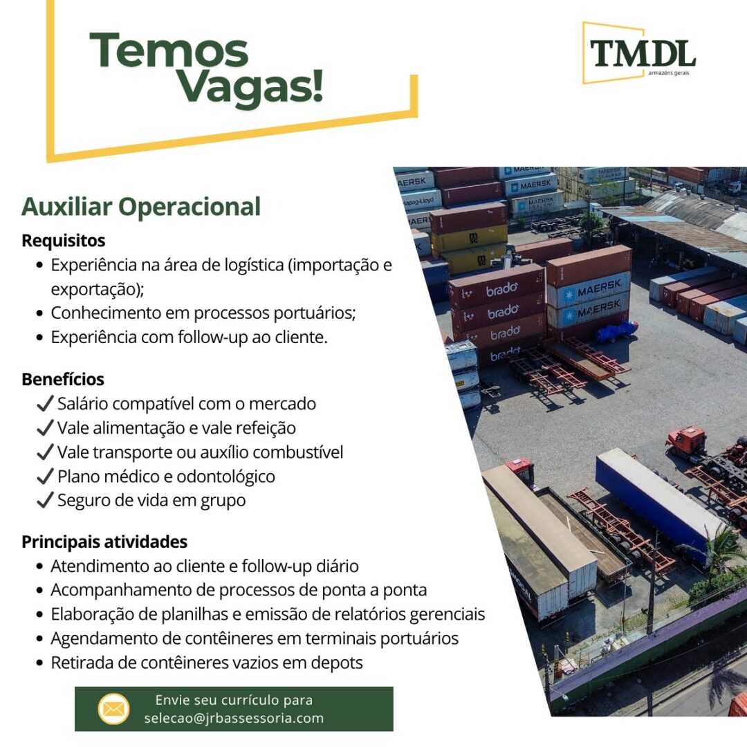 Vagas 17/04/2026 Baixada Santista