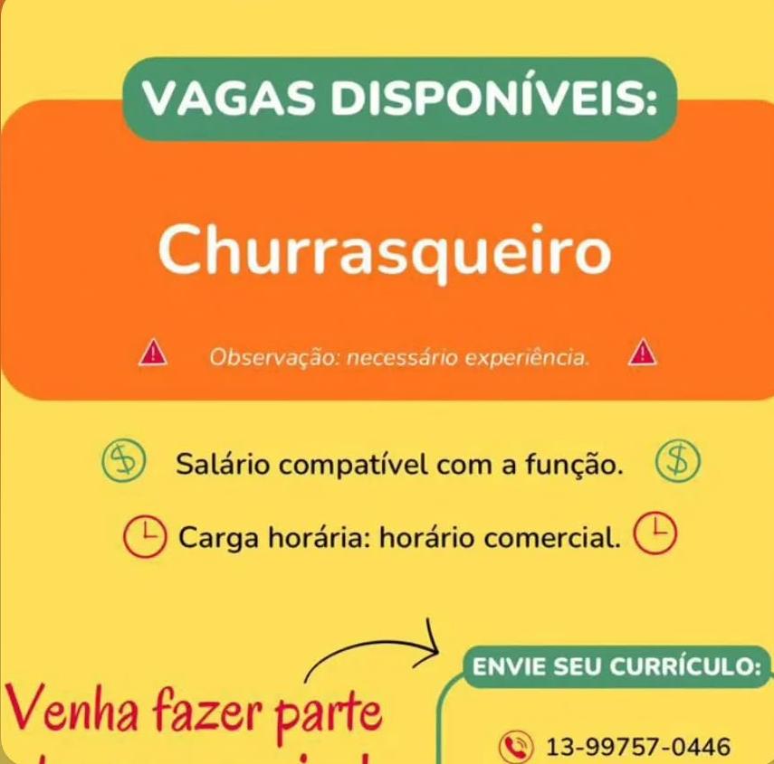 Vagas 17/04/2026 Baixada Santista