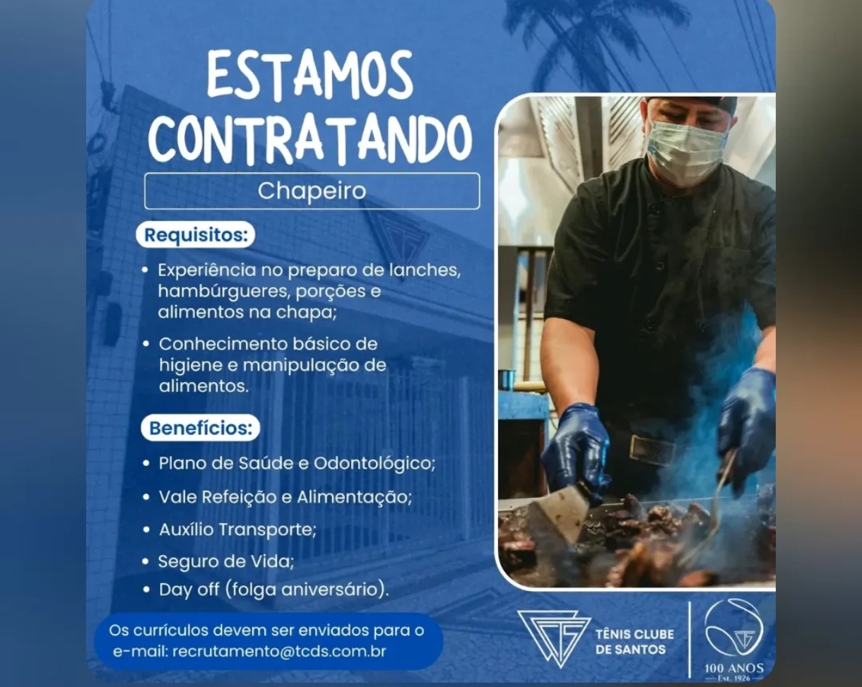 Vagas 18/04/2026 Baixada Santista