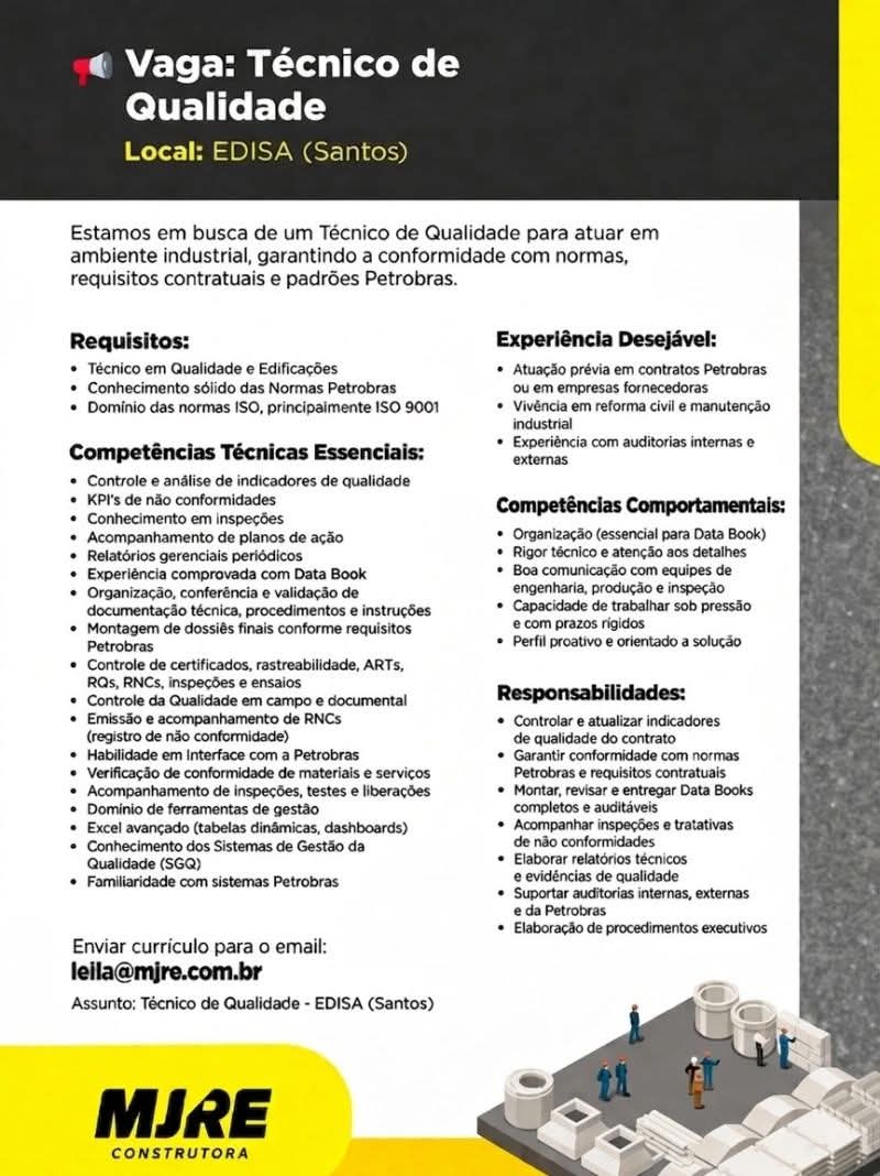 Vagas 21/04/2026 Baixada Santista