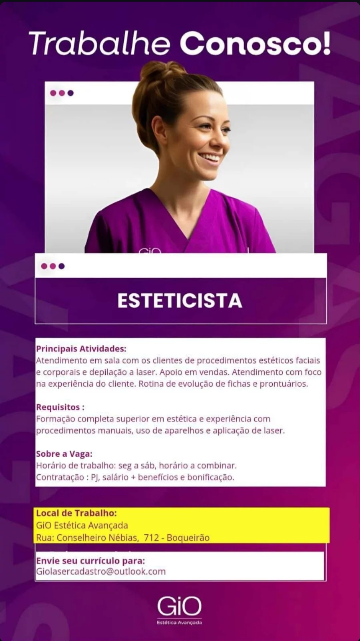 Vagas 21/04/2026 Baixada Santista