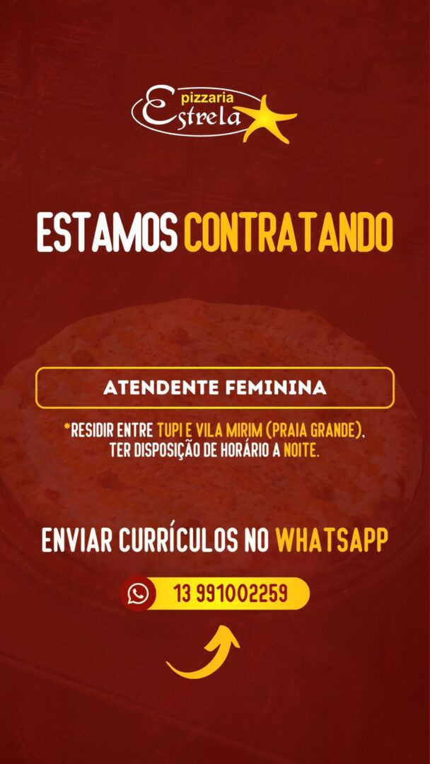 Vagas 21/04/2026 Baixada Santista