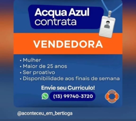 Vagas 21/04/2026 Baixada Santista