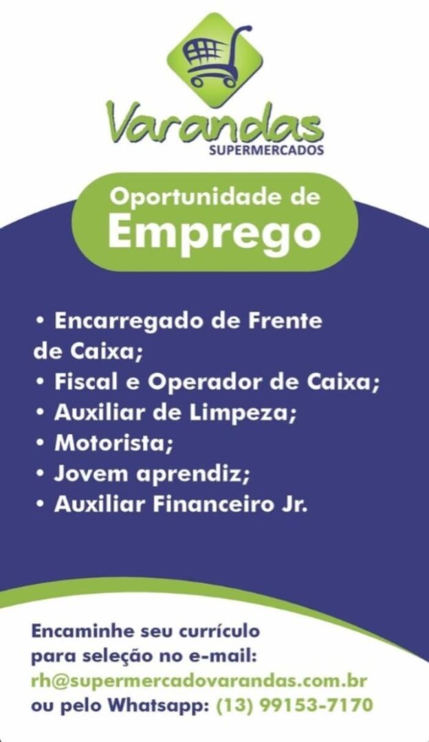 Vagas 21/04/2026 Baixada Santista