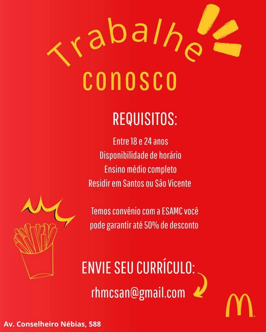 Vagas 21/04/2026 Baixada Santista