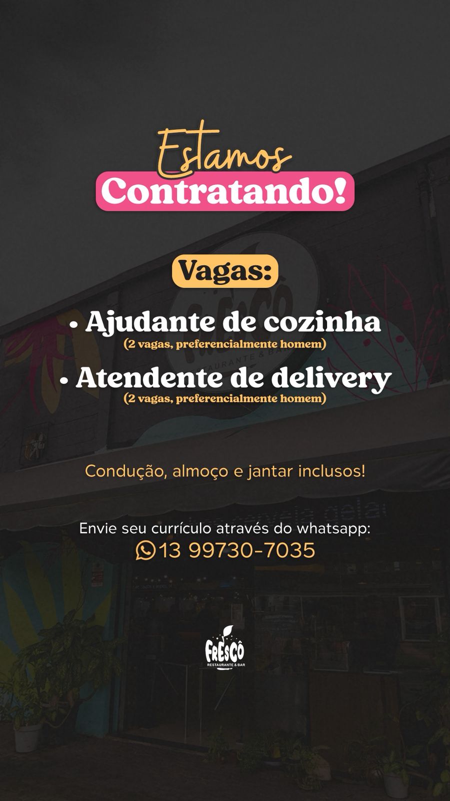 Vagas 21/04/2026 Baixada Santista