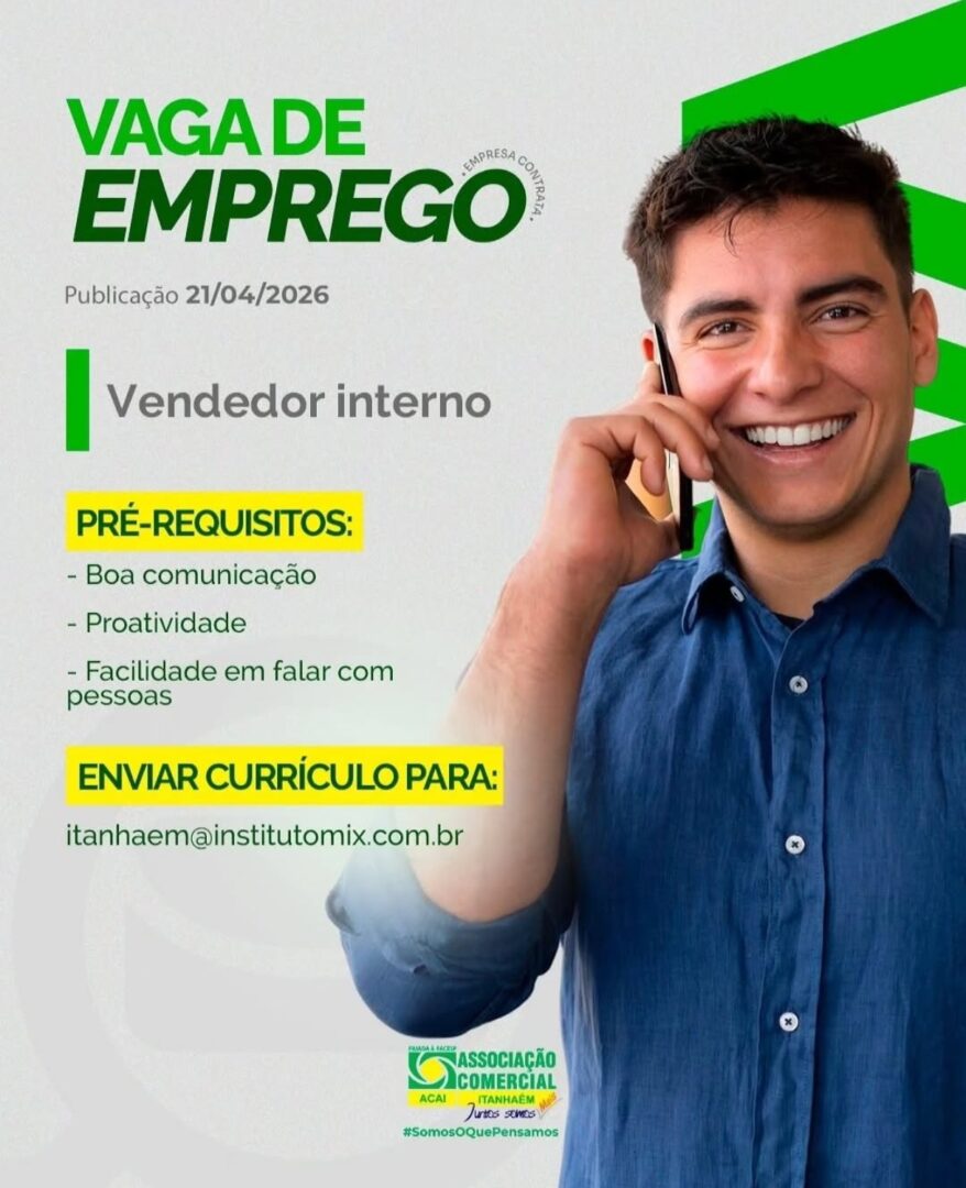 Vagas 22/04/2026 Baixada Santista