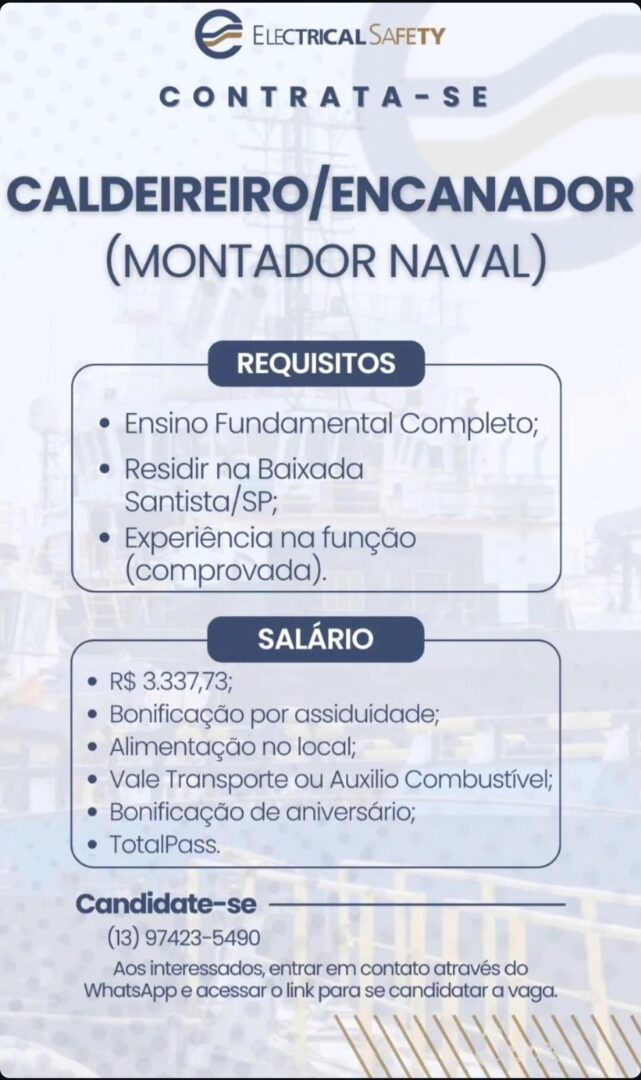 Vagas 22/04/2026 Baixada Santista