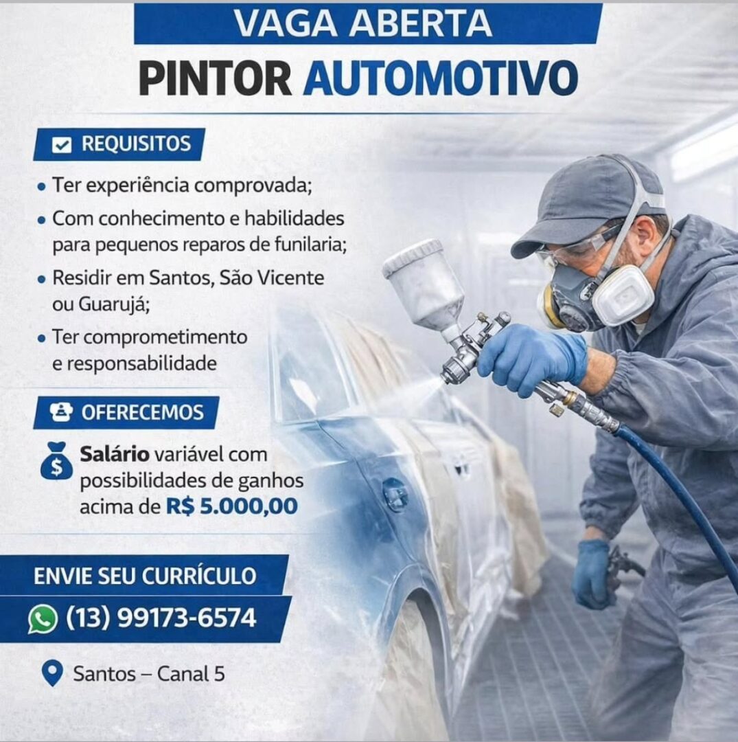 Vagas 22/04/2026 Baixada Santista