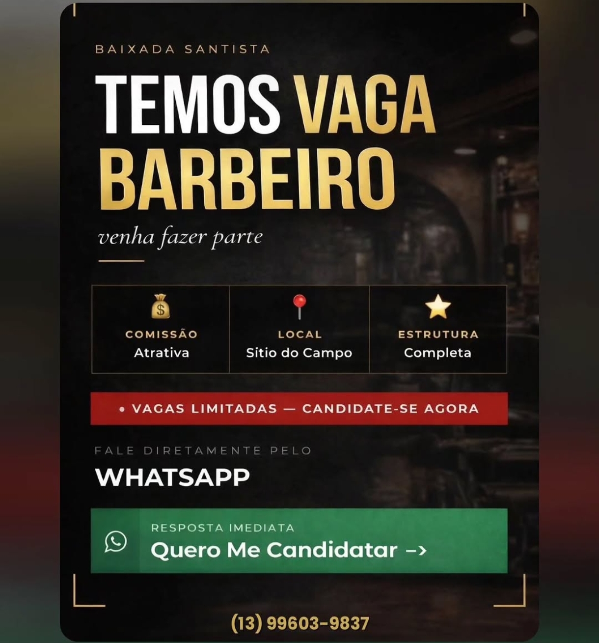 Vagas 22/04/2026 Baixada Santista