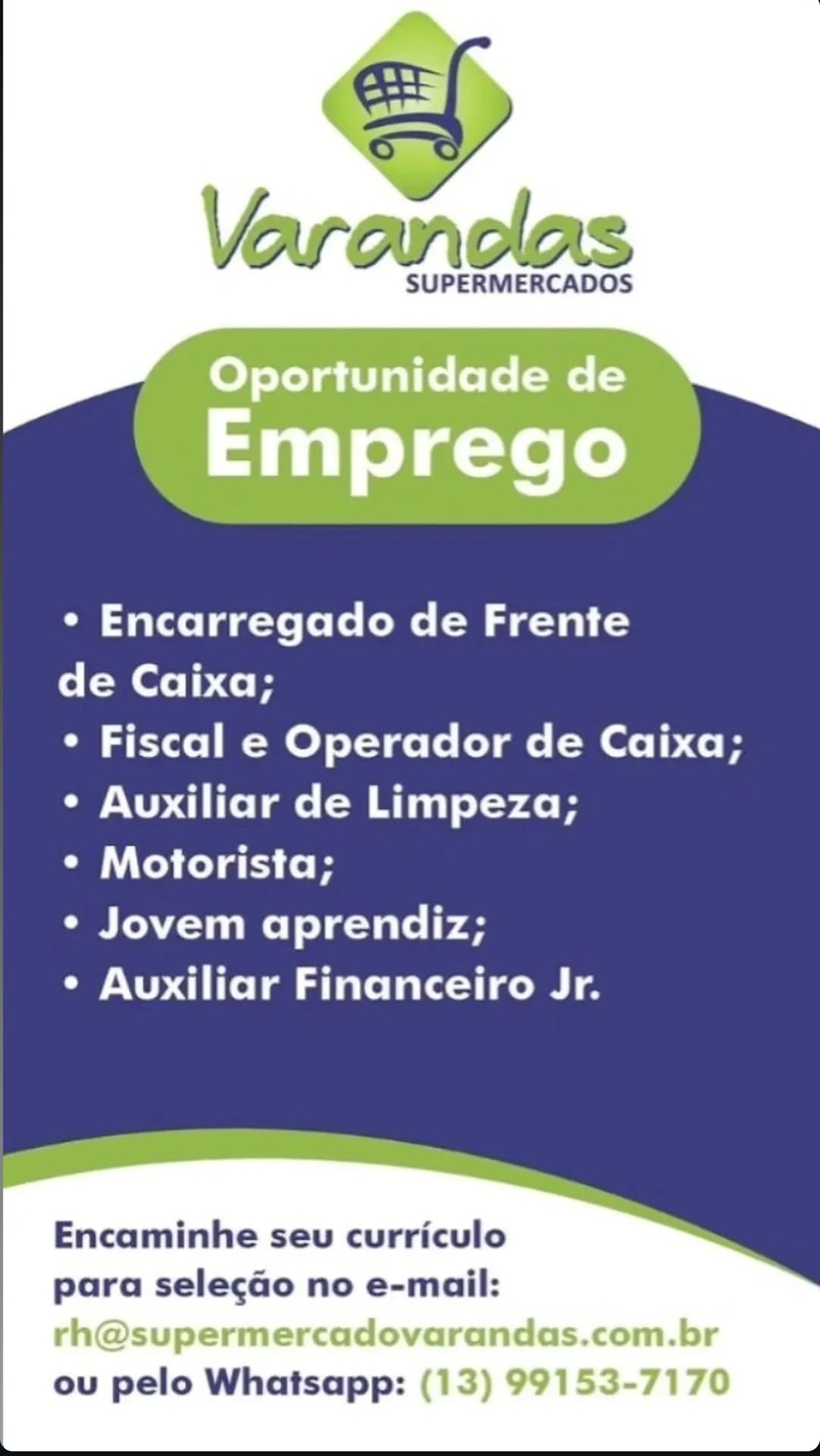 Vagas 22/04/2026 Baixada Santista