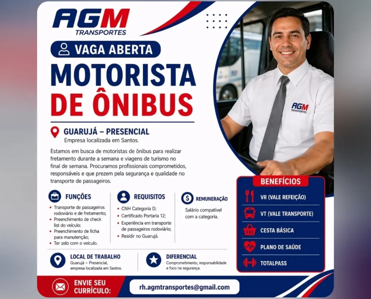 Vagas 23/04/2026 Baixada Santista