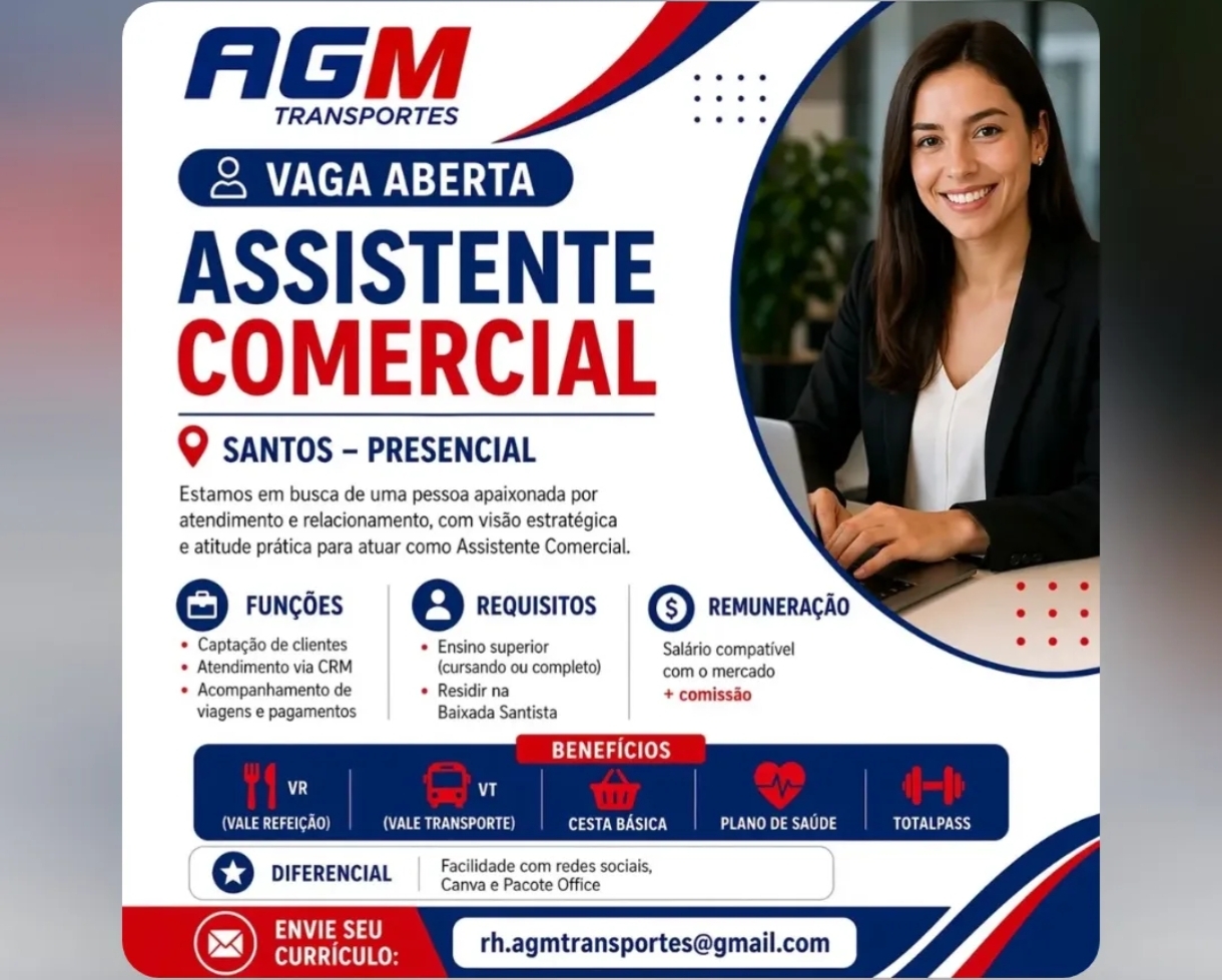 Vagas 23/04/2026 Baixada Santista