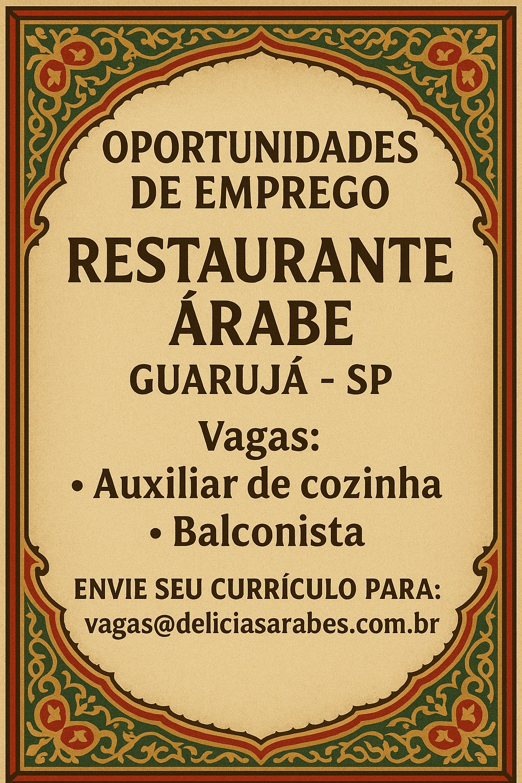 Vagas 23/04/2026 Baixada Santista