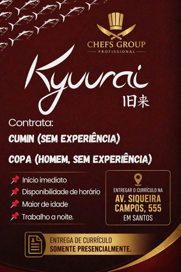 Vagas 23/04/2026 Baixada Santista