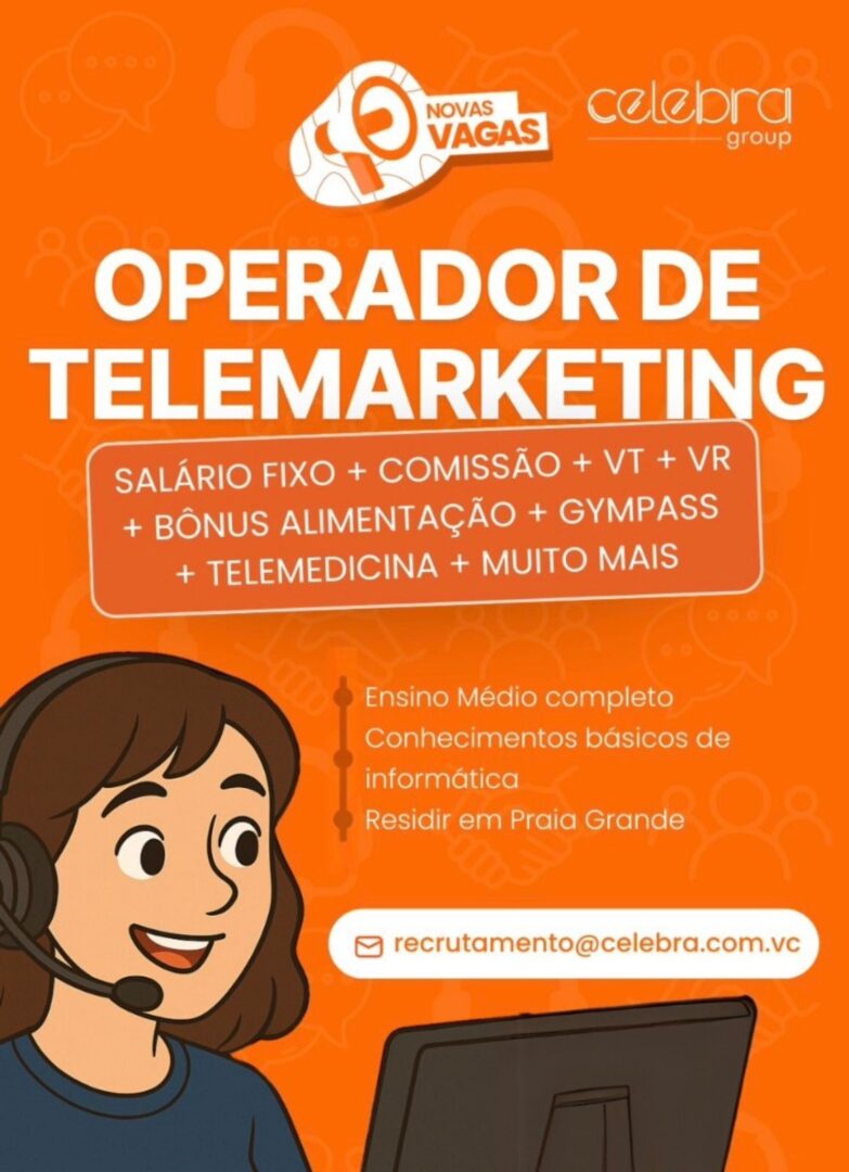 Vagas 23/04/2026 Baixada Santista