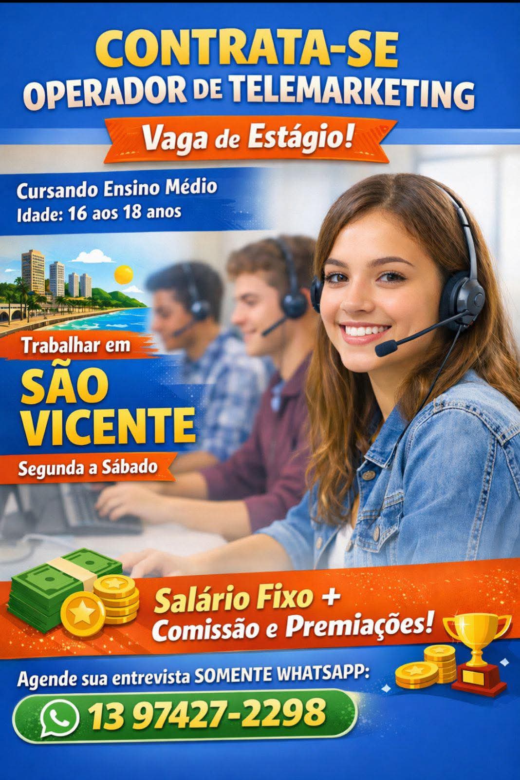 Vagas 24/04/2026 Baixada Santista