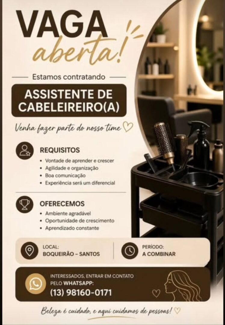 Vagas 24/04/2026 Baixada Santista