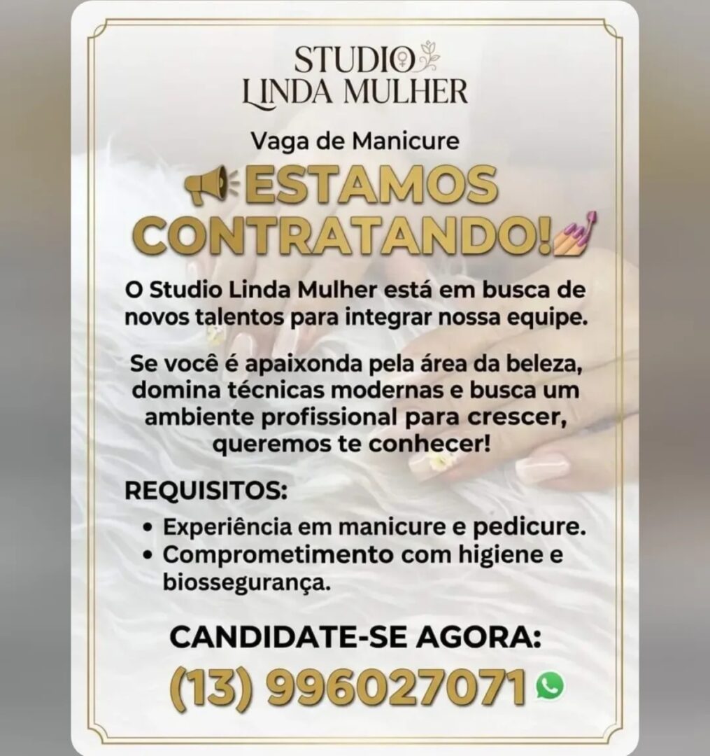 Vagas 24/04/2026 Baixada Santista