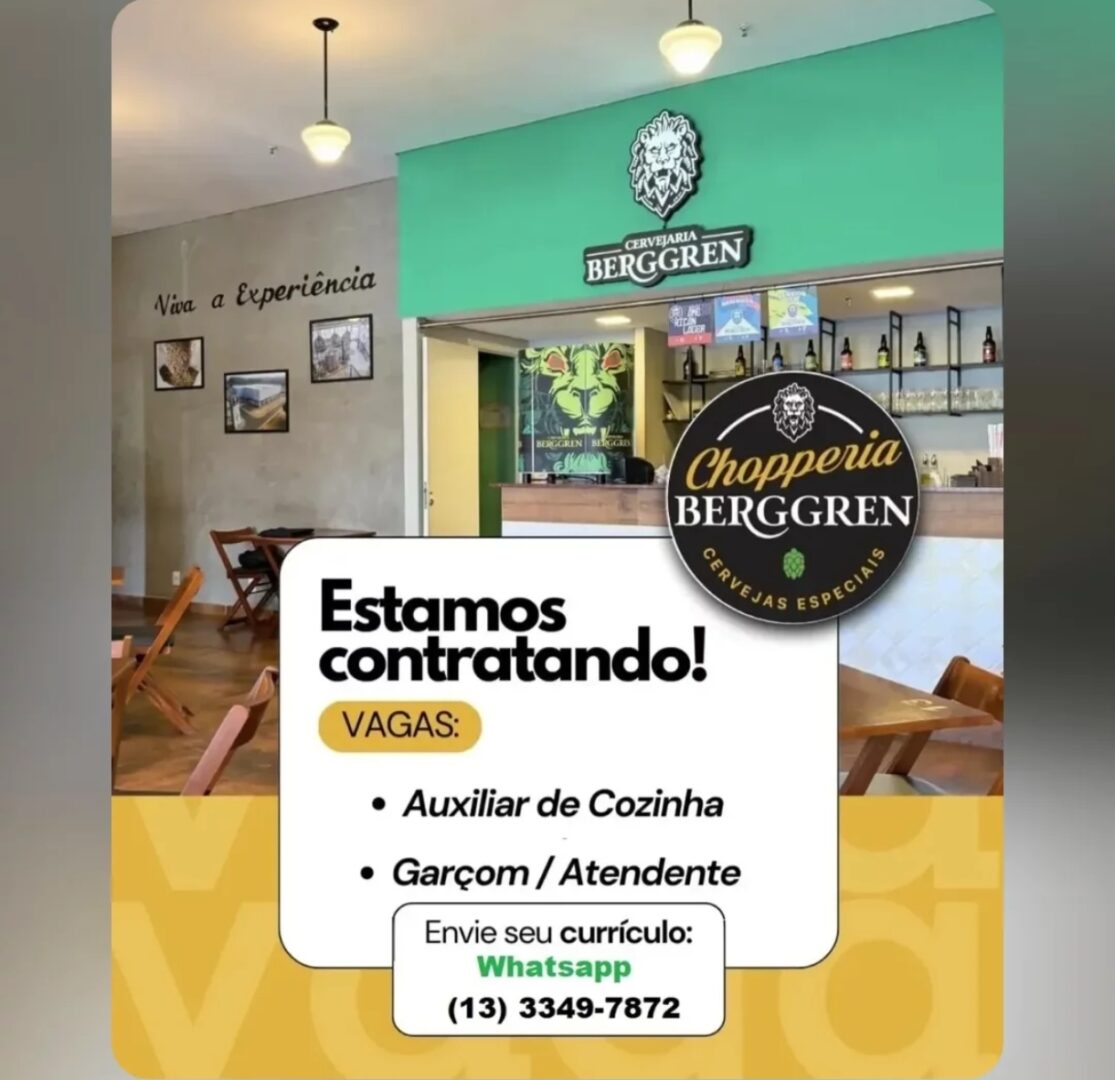 Vagas 26/04/2026 Baixada Santista