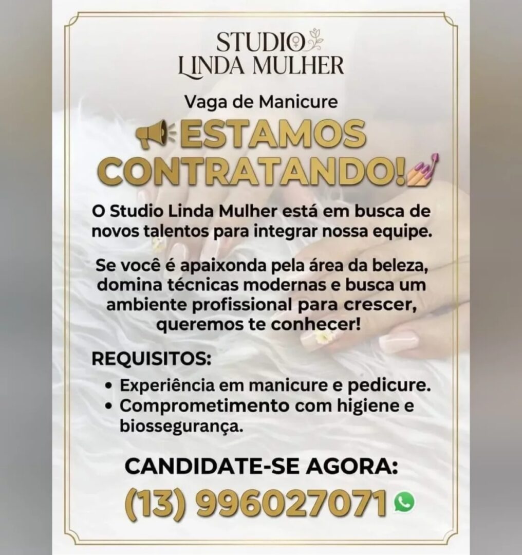 Vagas 26/04/2026 Baixada Santista