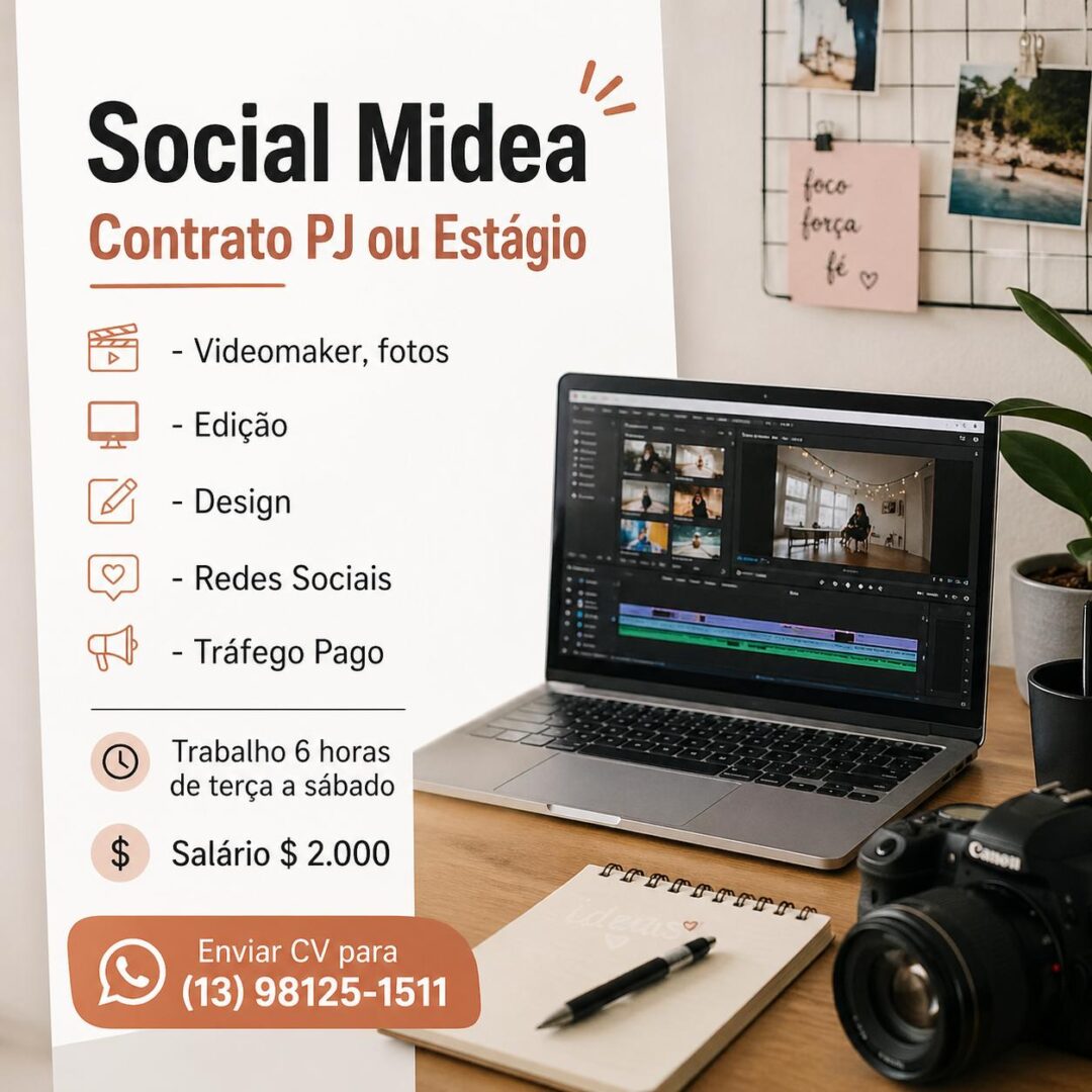 Vagas 26/04/2026 Baixada Santista