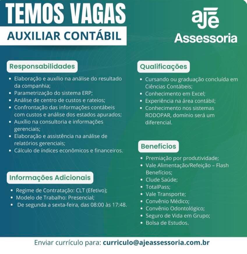 Vagas 27/04/2026 Baixada Santista