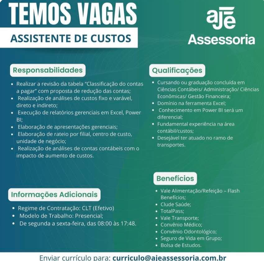 Vagas 27/04/2026 Baixada Santista