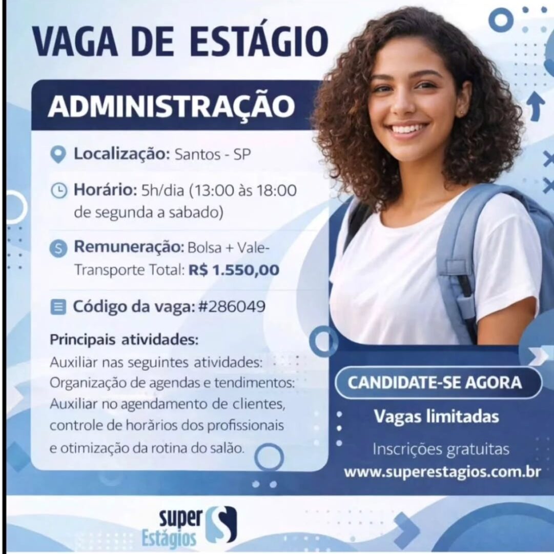 Vagas 27/04/2026 Baixada Santista