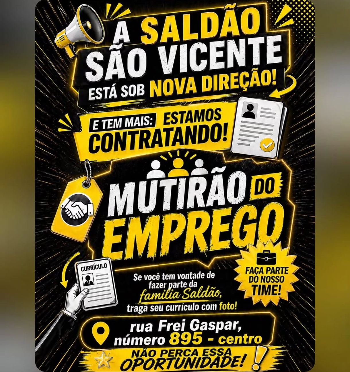 Vagas 27/04/2026 Baixada Santista