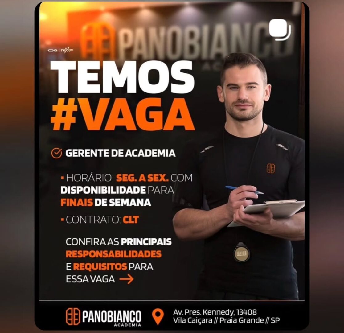 Vagas 27/04/2026 Baixada Santista