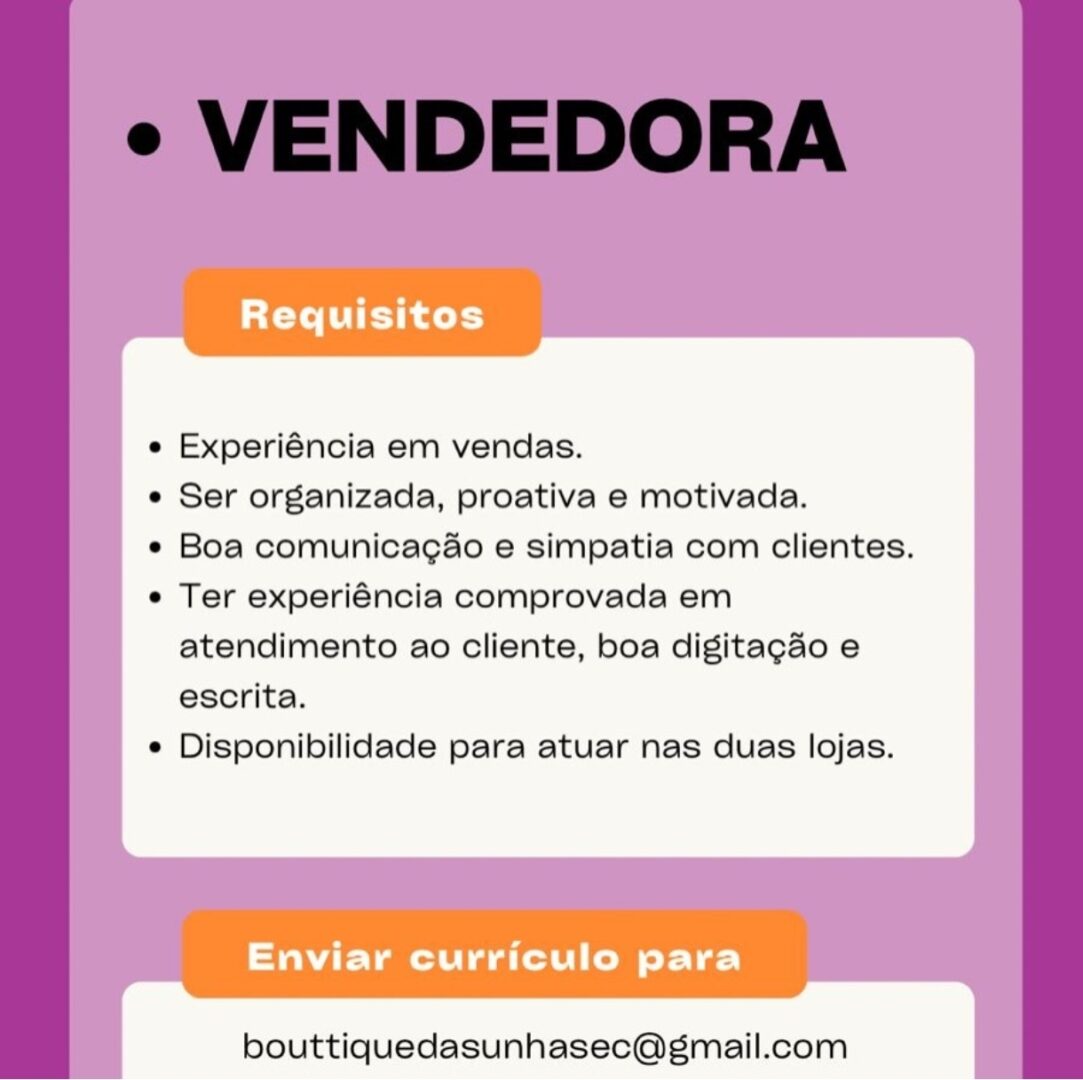 Vagas 27/04/2026 Baixada Santista