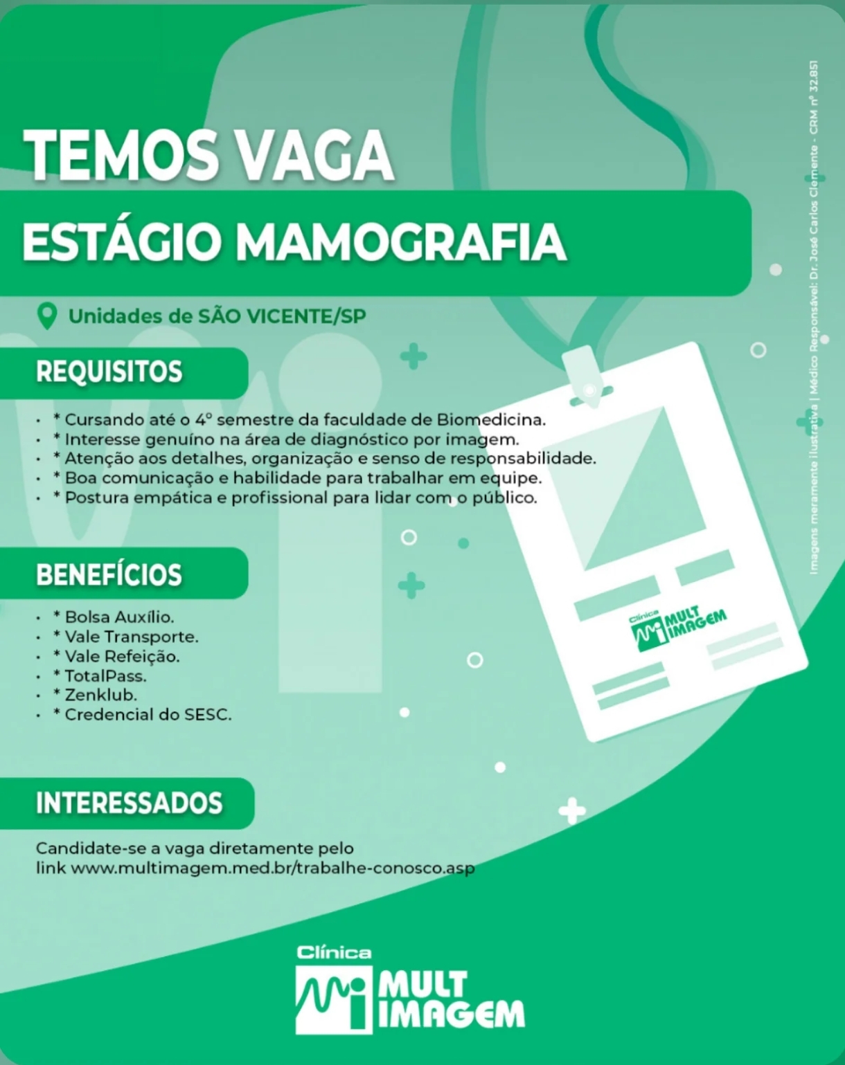 Vagas 28/04/2026 Baixada Santista