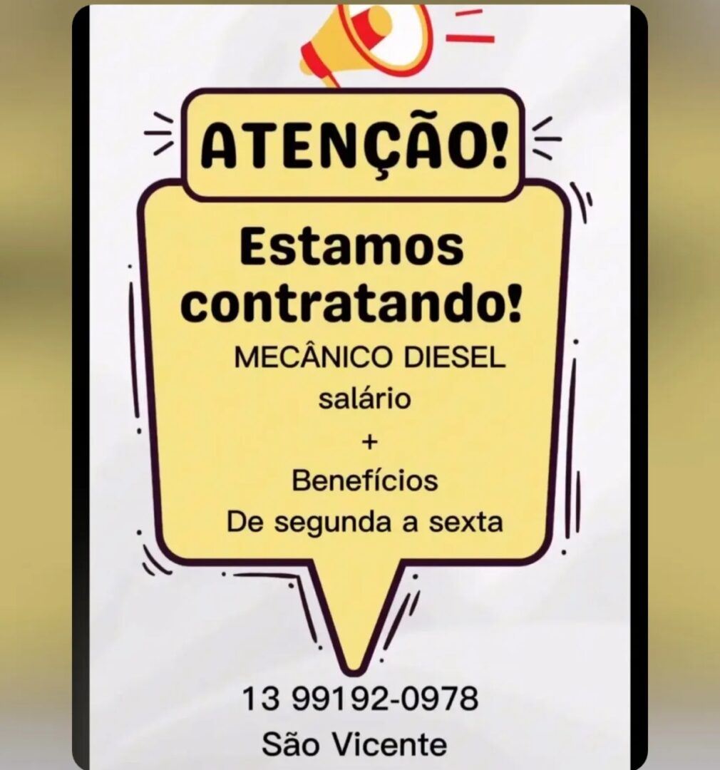 Vagas 28/04/2026 Baixada Santista