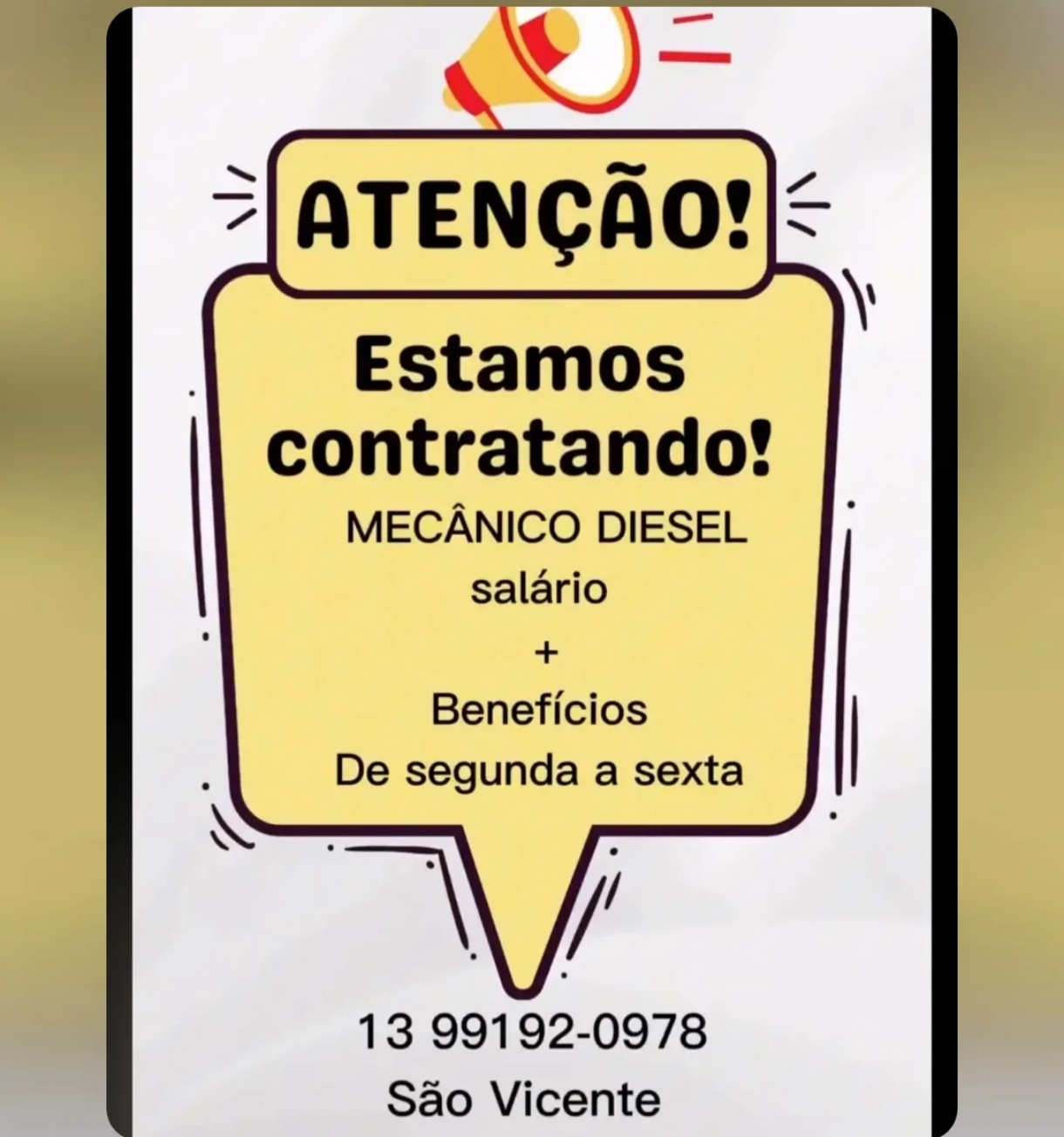 Vagas 28/04/2026 Baixada Santista