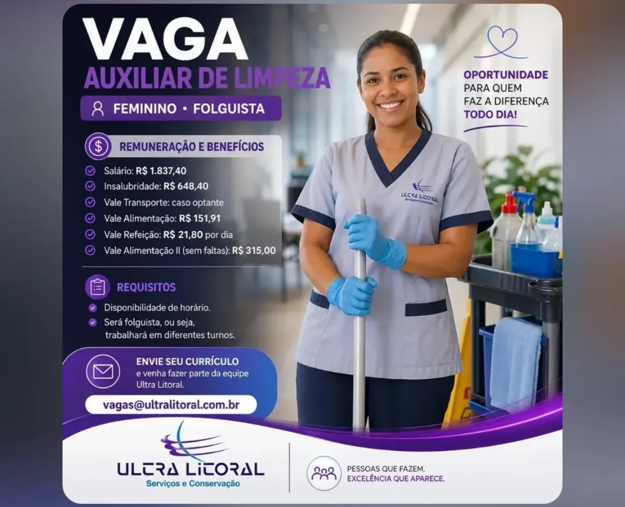 Vagas 28/04/2026 Baixada Santista