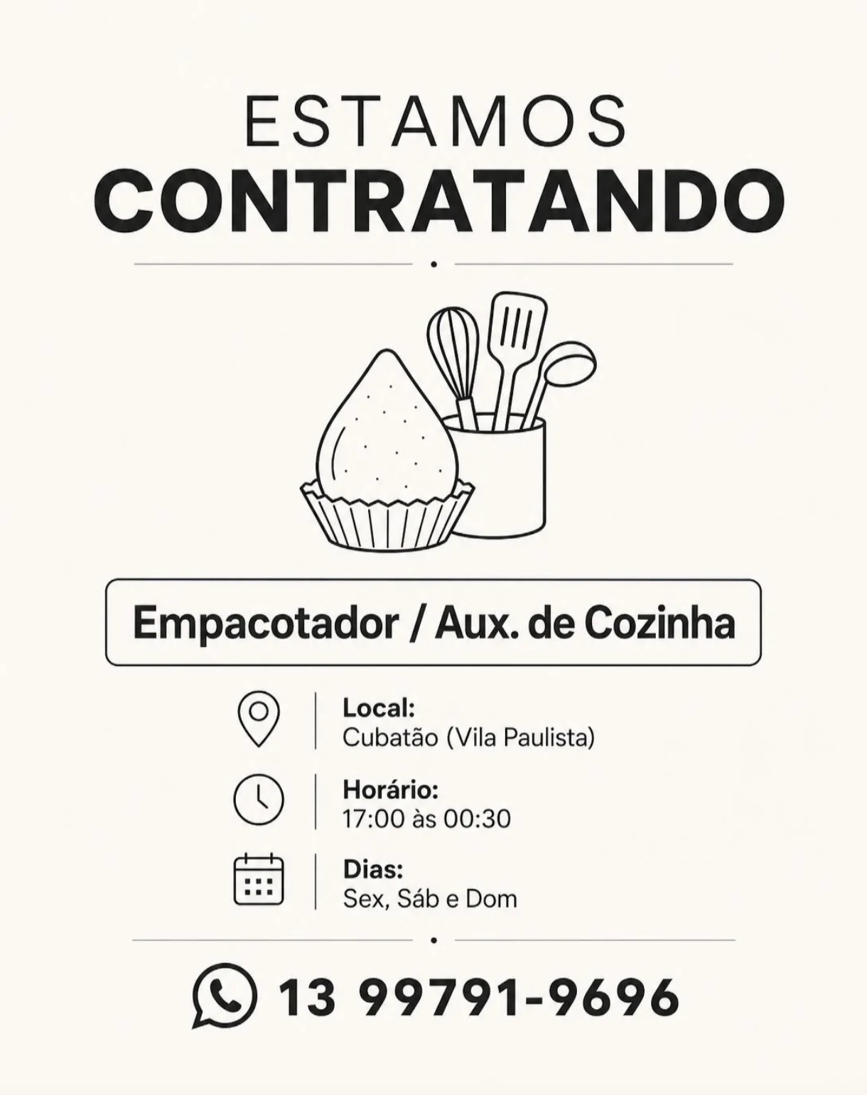 Vagas 28/04/2026 Baixada Santista